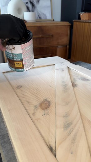 Some projects are a pure joy, and some an anxiety. Which one is this one? Let me know in the comments 🤔 #woodworkingproject #stain #diyprojects #barnwood #barnwoodfurniture | Extreme Furniture Makeover