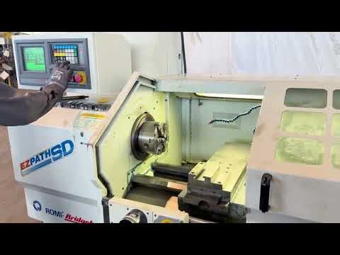 20" X 40" BRIDGEPORT ROMI EZ-PATH SD CNC LATHE. STOCK # 0550625