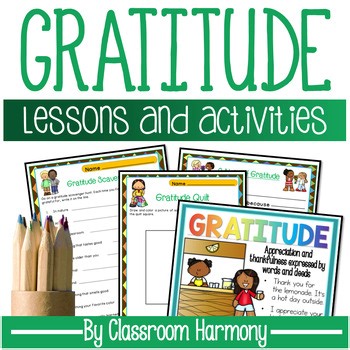 Gratitude SEL Lessons & Activities | Being Grateful & Thankful | Character Ed