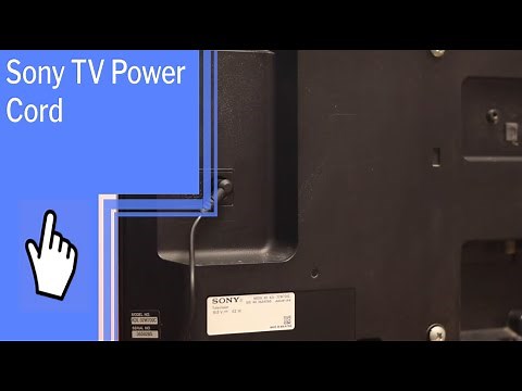 Sony TV Power Cord Guide