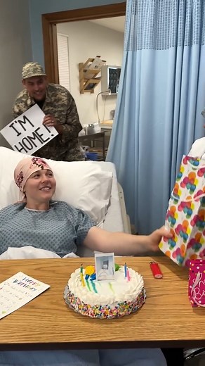 320K views · 2.3K reactions | Soldier returns home to propose to girlfriend battling cancer ❤️ #fblifestyle #proposal #couplecomedy  This video was produced by Network Media and Jamie and Blake | Stage Left Productions | Facebook