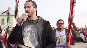 Colin Kaepernick visits Native Americans at Alcatraz Island