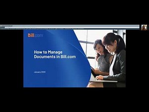 How to Manage Documents in BILL