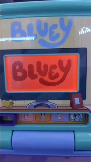 Vtech Bluey Game Time Laptop - On/Off Animation (2023, With Subtitles) (For Bluey Fans)
