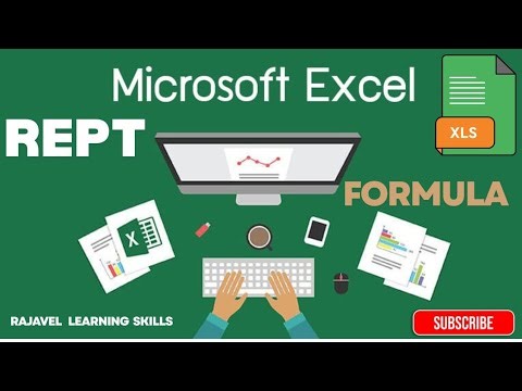 How to use Rept Formula Excel