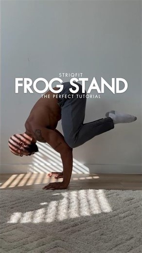 The Perfect Frog Stand Tutorial for Beginners 🔥💪🏾 #shorts #calisthenics #homeworkout