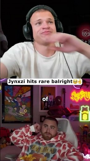 Jynxzi hits a rare balright 🥀 #t3clipped