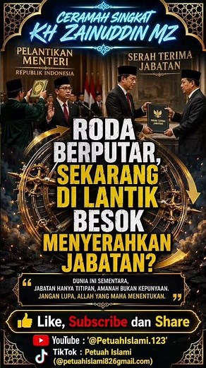 RODA BERPUTAR|KH ZAINUDDIN MZ #ceramahsingkat #dakwahislam #zainuddinmz