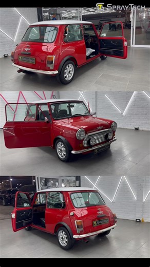 This iconic Classic Mini Cooper rolled in for a transformation — and rolled out a masterpiece. 🎨✨ Resprayed in its original, timeless Chilli Red, we restored every curve and contour with precision and pride. Trust Spraytech Zim — the experts of automotive excellence. 🔴🛠️ #spraytechzim #ClassicMini #MiniCooper #PaintRestoration #ChilliRed #fyp #explorepage #zimbabwe #carculture #classiccarrestoration | Spraytech Zimbabwe