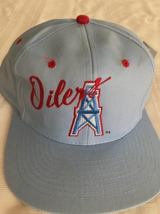 Vintage Houston Oilers Hat – 90s NFL Snapback, Classic Embroidered Logo Cap, Retro Football Gear - Etsy