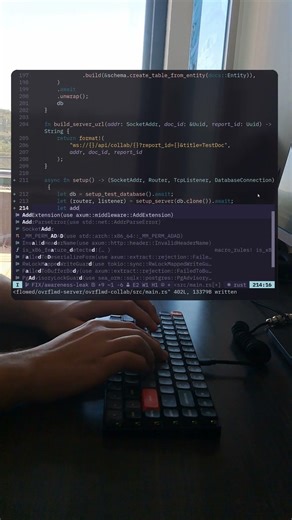 more rust #asmr #code #keyboard #rust #programming #keychron