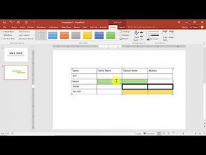How to change the border of table cells in PowerPoint