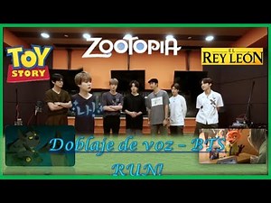 BTS - Escenas de doblaje de voz "Toy Story, The Lion King y Zootopia" | Run BTS