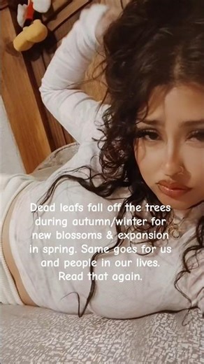 Shed in the winter to welcome your blessings in Spring.