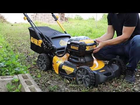 DEWALT lawn mower (new vs the old)