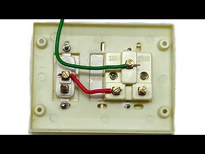 How To Make, Electric Board, 1 socket, 3 pin socket,1 switch, connection
