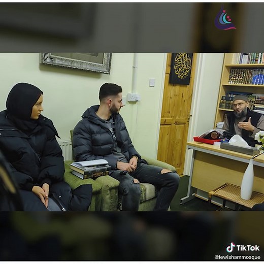 The 1st Couple, Ollie and Pauline, taking their Shahadah at Lewisham Islamic Centre.