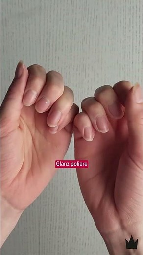 Perfekte, natürlich glänzende Nägel OHNE Nagellack ✨💅🏼 #nagelpflege