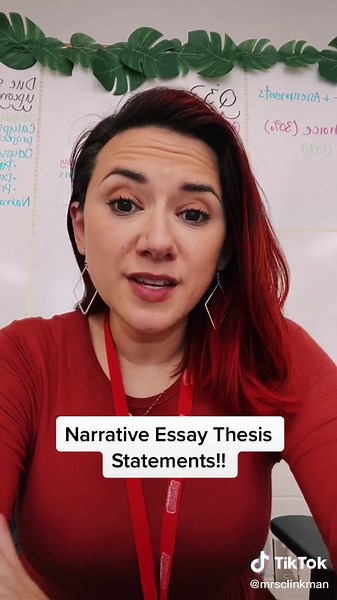 Crafting Compelling Narrative Essay Thesis Statements