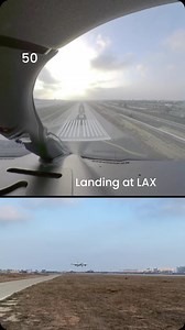 66K views · 65 reactions | The A350-1000, landing at LAX, inside and...