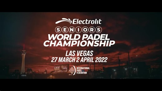 2.6K views · 56 reactions | IT'S TIME TO CONQUER THE TITLE OF WORLD CHAMPIONS  The magical atmosphere of Las Vegas will merge with the spectacle of the great Padel with one goal: THE WORLD CUP National Teams from around the world can't wait to get started and the lights of Las Vegas are ready to shine... Are you ready for the great show?  __ USA Padel Center, LLC American Padel Federation __ #SeniorsWorldPadelChampionship #PadelFip | FIP - International Padel Federation | Facebook