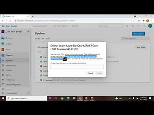 Delete Build Pipeline in Azure DevOps