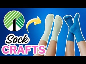 GENIUS 😃 Let's a Fun Craft Using Socks! Dollar Tree DIY Crafts