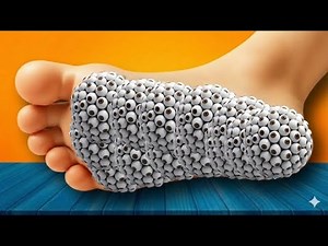 ASMR Gentle Foot Spa Cleaning | Relaxing Care & Soft Sounds Animation
