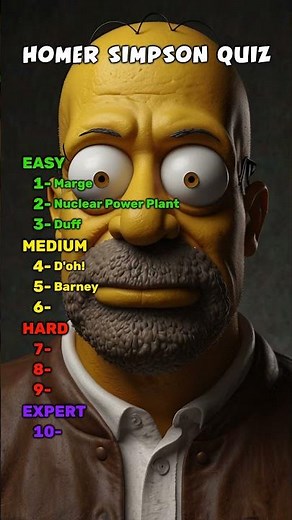 🍩 Homer Simpson Quiz 🚨 How Well Do You Know Springfield’s Funniest Dad?