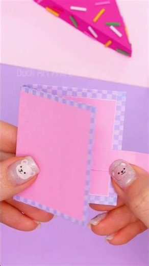 DIY Mini Notebook from One Sheet of Paper! Super Easy & Cute 📓✨#art