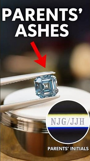 She Turned Her Parents’ Ashes Into a Blue Diamond Pendant