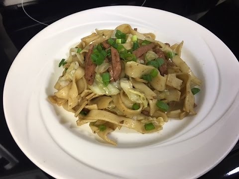 Spam Chow Fun Noodles