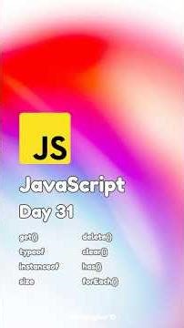 JavaScript | Day 31 #dailycyber #javascript #javascripttutorial #javascriptbasics #tutorial