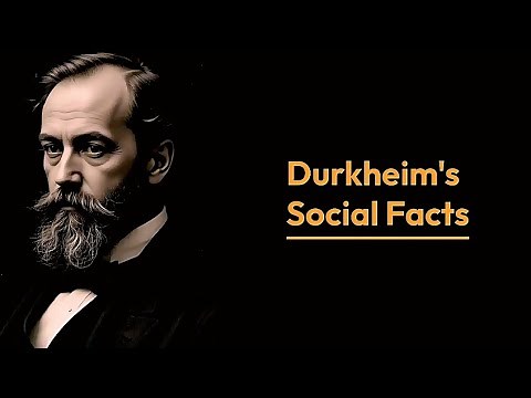 Durkheim Social Facts explained | Emile Durkheim sociology