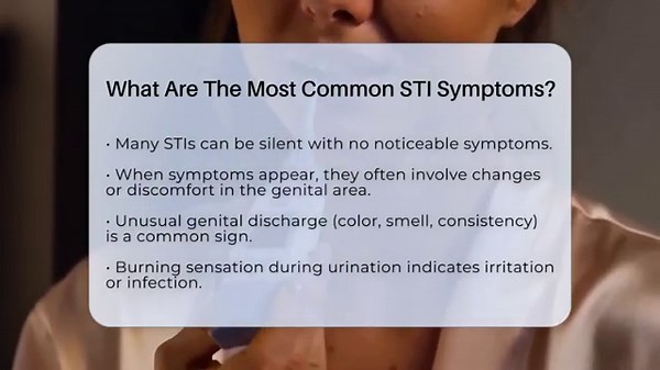What Are The Most Common STI Symptoms? - Sex Health Expert