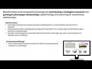 Bioinformatics and computational biology OCR A A-Level Biology