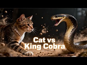 Cat vs King Cobra | The Most Intense Animal Battle Ever Recorded