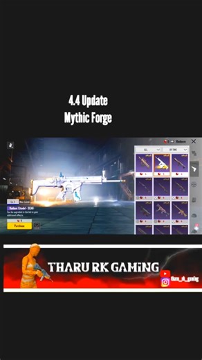 Finally new update 4.4 New Mythic Forge #pubgmobile #bgmi #mythic