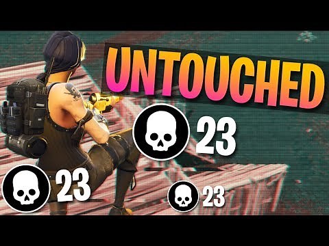 NEW WORLD RECORD! 23 KILLS WITHOUT GETTING HIT BY A PLAYER (Fortnite Battle Royale)