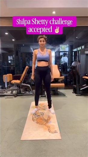 Challenge accepted✌🏻 inspired by ‪@theshilpashettykundra‬ #viral #shilpashetty #trendingshorts