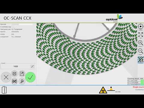 Watch the optical-control OC SCAN CCX.3 SMD parts counter in action!