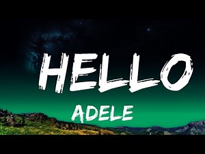 [1 Hour] Adele - Hello ( Lyrics ) | Music For Your Mind