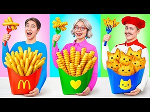 Me vs Grandma Cooking Challenge | Tasty Kitchen Ideas by Multi DO Challenge