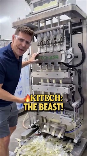 4-lane powder stick pack machine #packagingmachine