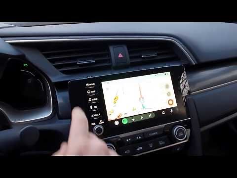ANDROID AUTO in Honda Civic 2017-2020 | How To Install It [HD]