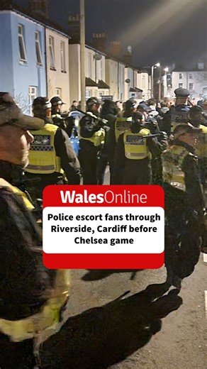 Tension was visible in Cardiff's Riverside residential area as police officers worked to manage the large crowds. These were the vivid scenes as police carefully corralled and escorted football fans through the city's densely populated Riverside streets, moving them towards Cardiff City Stadium. The focused operation was underway ahead of the Carabao Cup clash, where Cardiff City faced a narrow and ultimately heartbreaking exit against Premier League giants, Chelsea. | WalesOnline