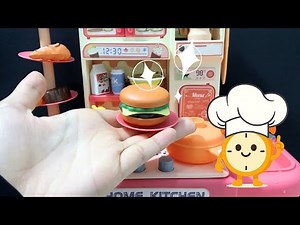 Main Masak-Masak Seru! Membuat Burger Lezat 🍔 | Belajar Nama Makanan Anak