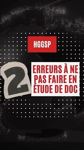 HGGSP: The 2 mistakes to avoid in critical document analysis #hggsp #bac2026 #methodology