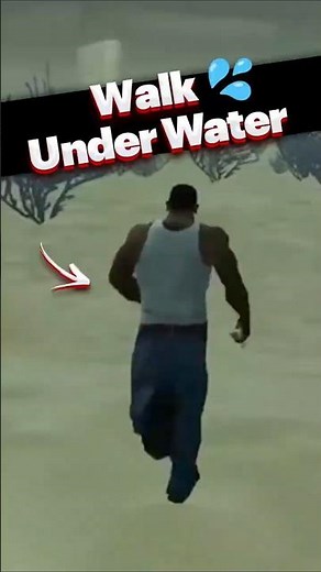 How To Walk Underwater In GTA Games 💦🤔