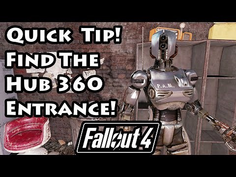 Fallout 4 - Where is the Hub 360 Entrance - 4K Ultra HD